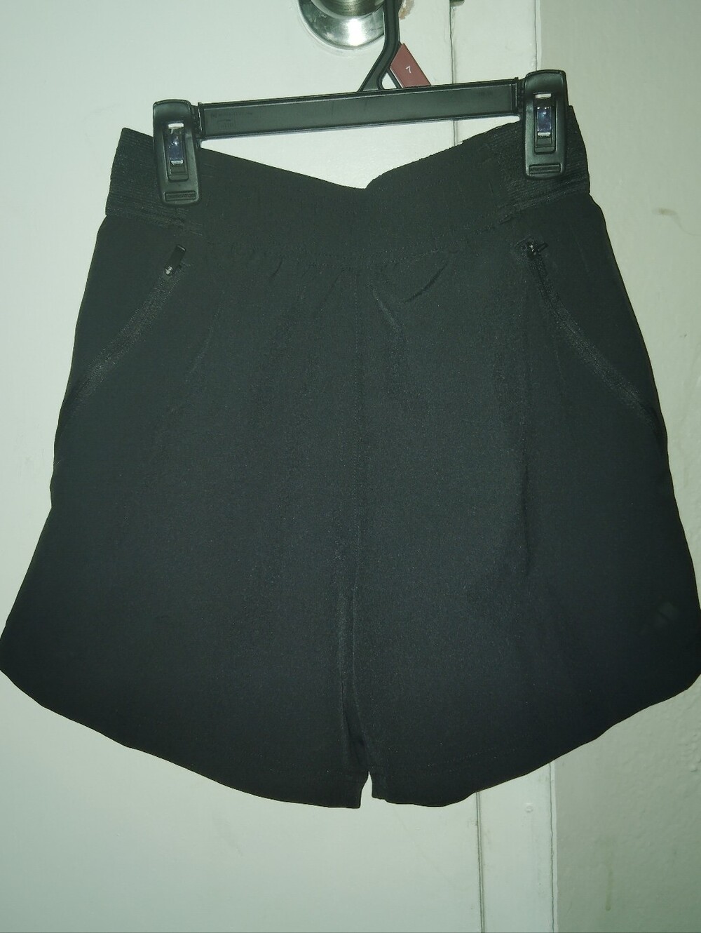 adidas Black High-Waist V-Waist Active Shorts